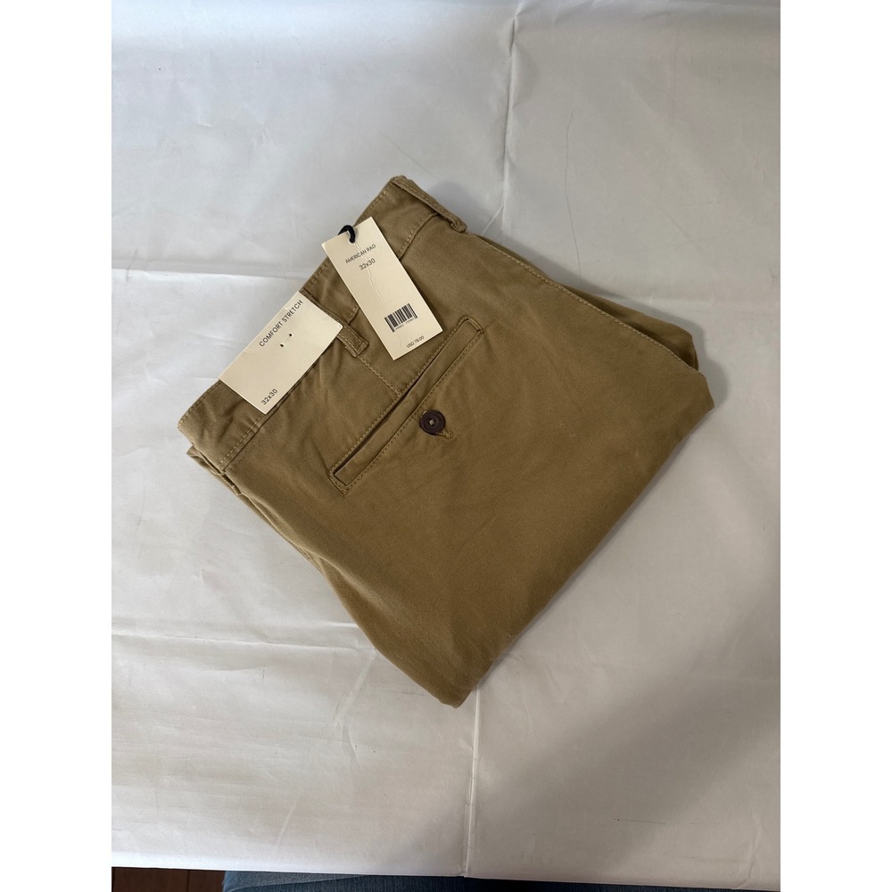 American Rag Mens Comfort Stretch Khaki Pants 32x30 Casual Chino